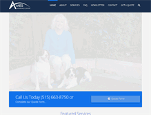 Tablet Screenshot of amesinsurancecenter.com